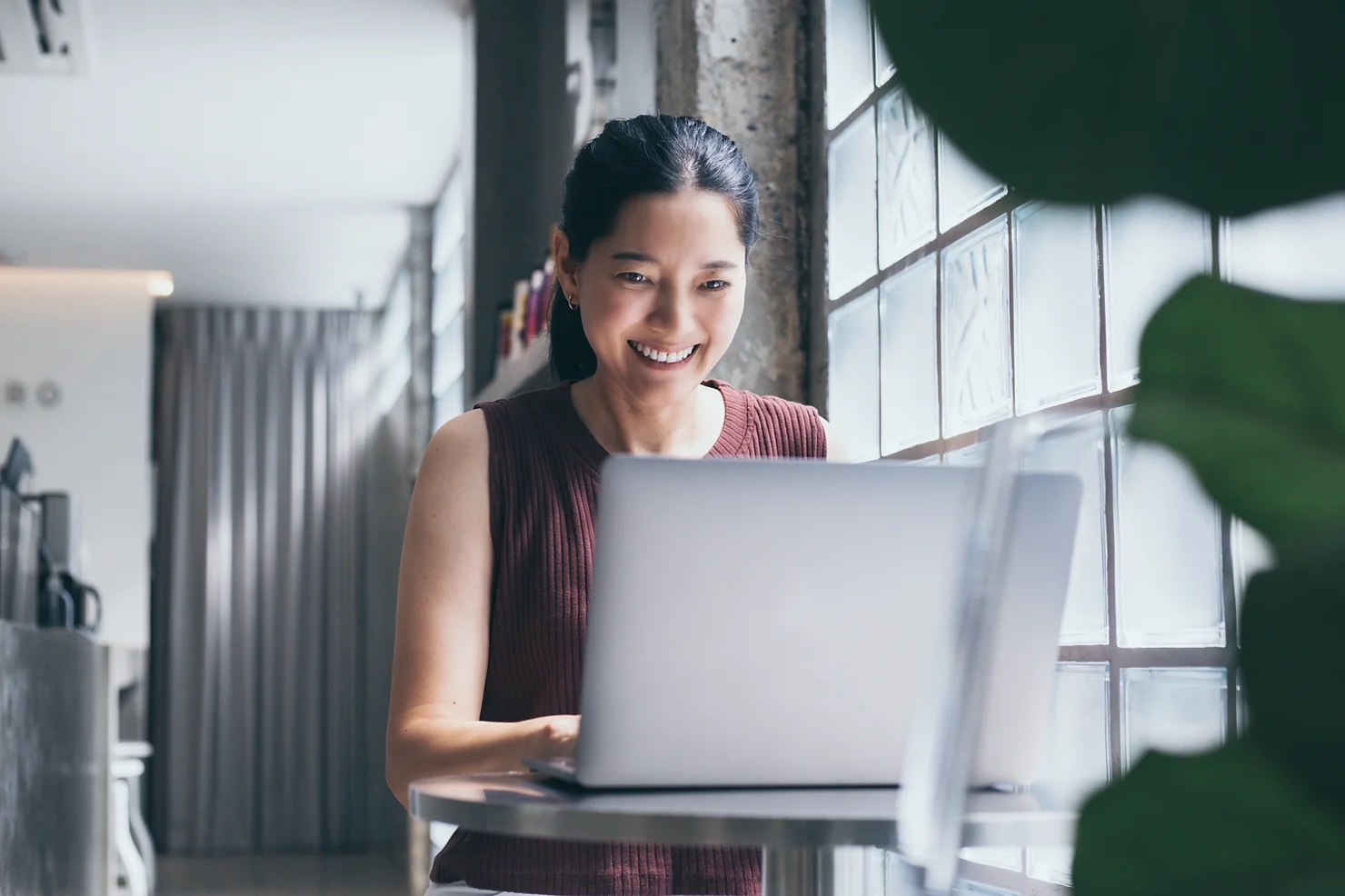 woman participating in a decentralized clinical trial